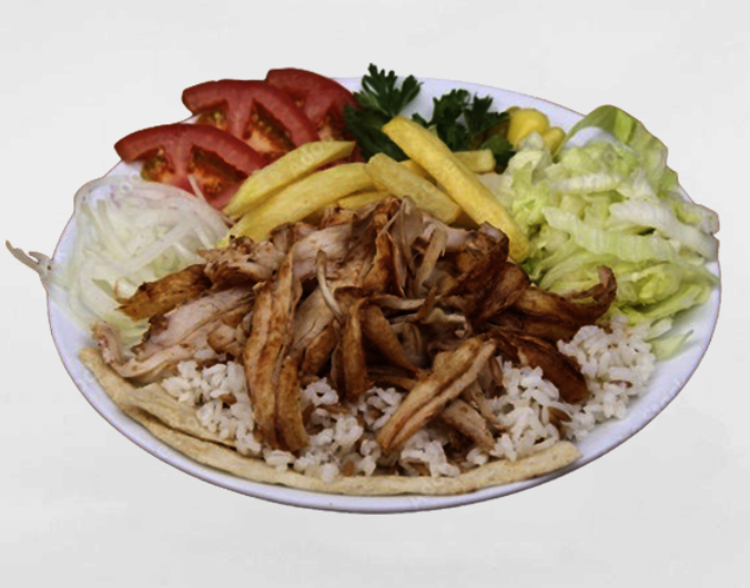 TAVUK DÖNER PİLAV ÜSTÜ