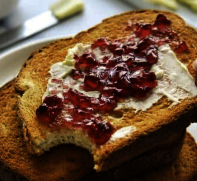 TOAST BUTTER JAM